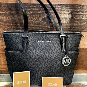 Michael Kors Black Signature Tote